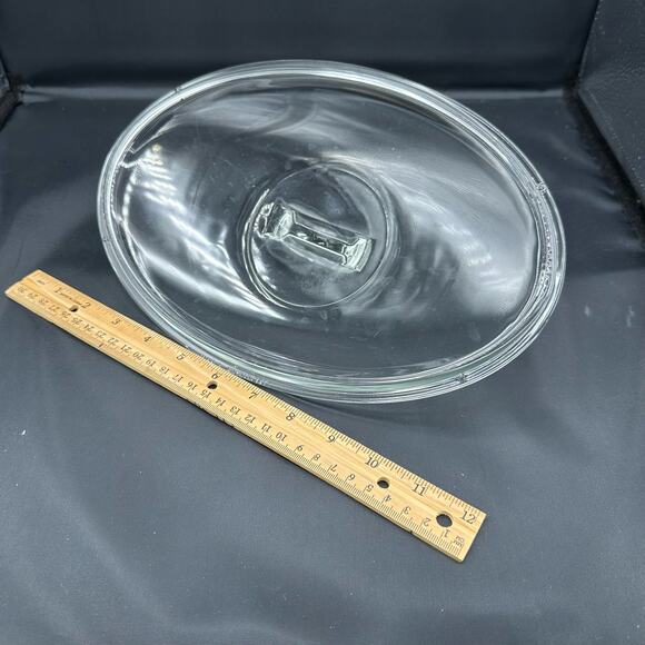 PYREX LID (only) L-32-C For 74 Elegance OVAL Vintage Casserole Dish 11.5" x 7.75 - Picture 4 of 6